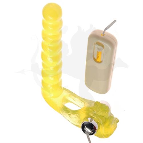 Anillo con vibro para doble penetración Safari